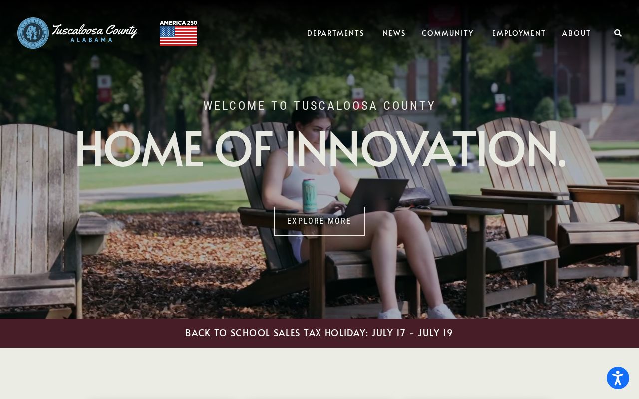 Tuscaloosa County Court and County Commission information